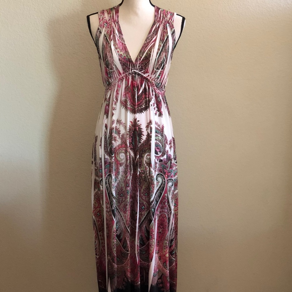 Oneworld sleeveless maxi dress